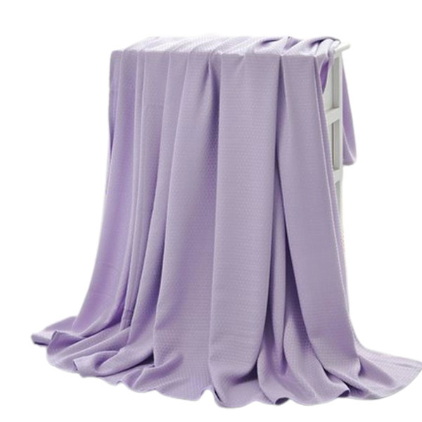 Isblanketer för Varma Sömnproblem och Nattliga Svettningsattacker, Isblanket för Alla Säsonger, Ultralätt och Sval Violet 100x150cm