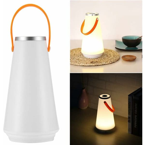 Wireless LED Bedside Lamp Home USB Rechargeable Touch Switch Light for Outdoor Camping