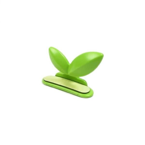 Creative Toilet Lid with Strange Green Leaf Shape