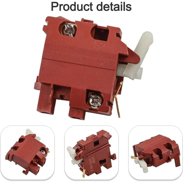 Replacement Switch for Angle Grinder for PWS 6115 7115 7125 5115 550 Models Corresponding to the Specified Part Numbers