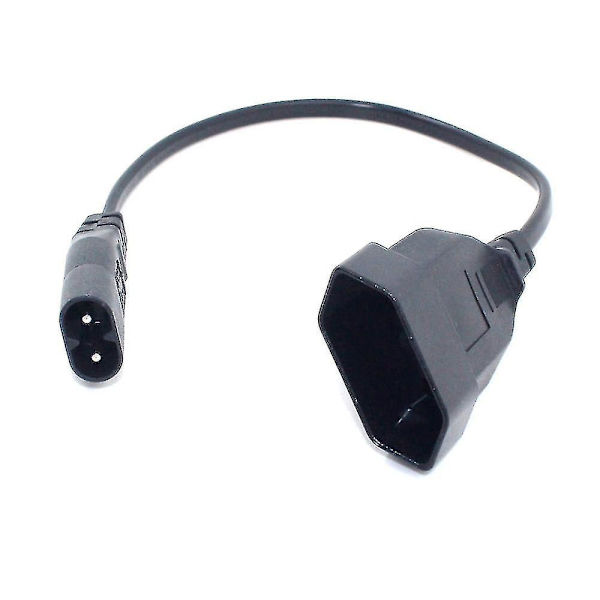 C8 Hane Till Europa Schoko Cee7/16 Hona Uttag Strömförlängningskabel För PDU UPS 35cm
