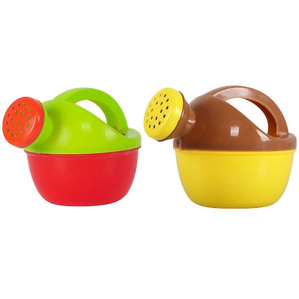 2pcs Kids Watering Pot Beach Watering Pot Toddler Beach Toy Garden Watering PotRandom Color