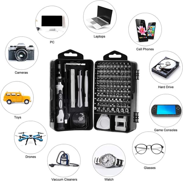 Precision Screwdriver Set, Mini Magnetic Screwdriver Set, Computer Repair Tool Kit for PC, Laptop, Game Console