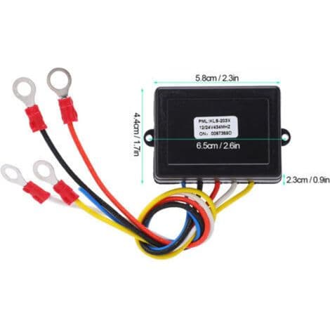 Universal Wireless Winch Remote Control Kit with 12V/24V Receiver for Trucks, Jeeps, ATVs, and SUVs