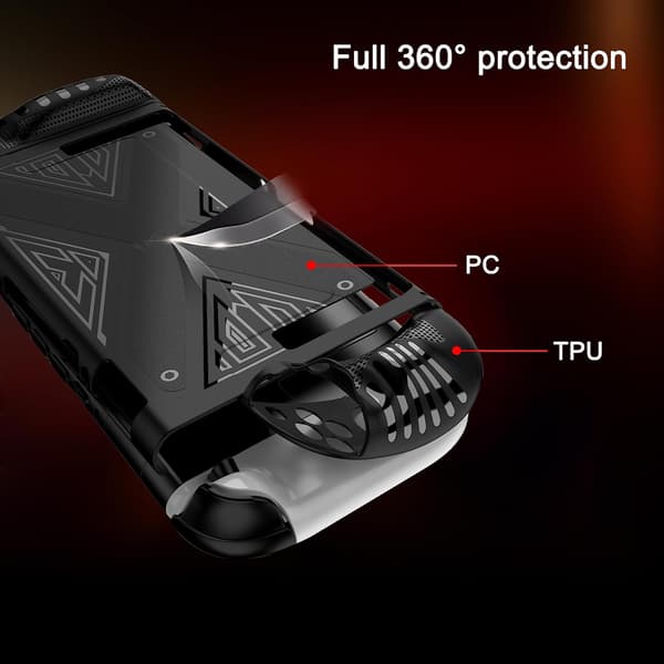 Nintendo Switch 2 Case with 2 Protective Films, Shock-Absorbing and Scratch-Resistant Protective Case (Black)