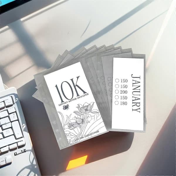 12-Month Envelope Challenge to Save Money - Easy and Fun Way to Save 2.5K Budget Planner Envelope Challenge