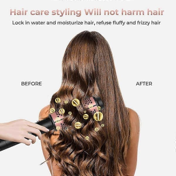 Hot Brush, Ionic Heated Round Brush for Voluminous Hairstyles, Ceramic Ionic Technology Reduces Hair Damage, Fast Heating for Quick Styling