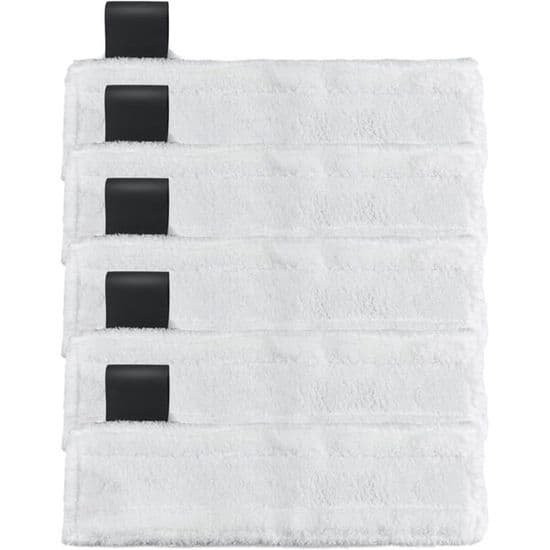 Pakke med 5 mikrofiberrengjøringsputer for Easy Fix SC1 SC2 SC3 SC4 SC5 damprenser