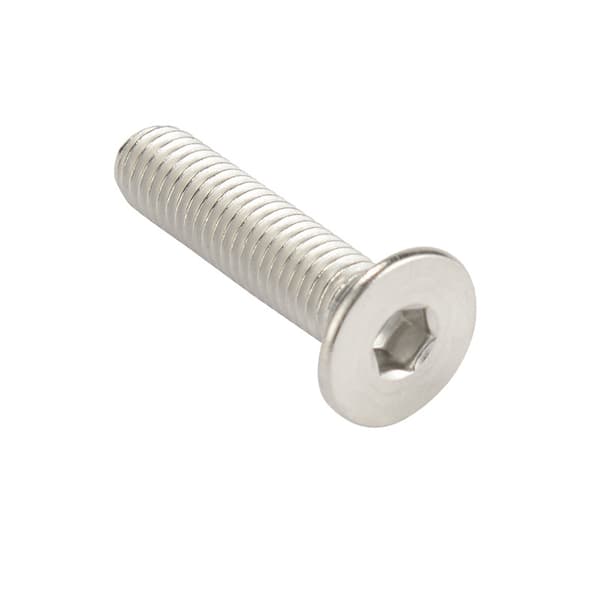 20 stk. forsænkede skruer M6 x 35 mm, rustfrit stål V2A VA A2