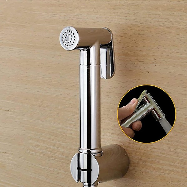 Håndholdt bidettoalettsprøyte - bidetsprøyte - for personlig hygiene og servanttoalettspray (bidetsprøyte (3-delt sett))