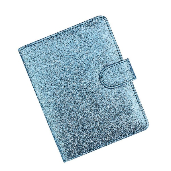 Multifunktionel Casual Handy Rejsepas Holder Holder Pouch Pu Læder Pas Organiser Pung Med Magnetisk Lukning Design (himmelblå)Blå Blue