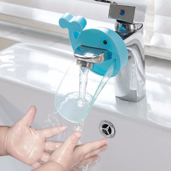 Blue Children's guide sink Baby faucet Extender baby baby Hand Wash faucet Hand Wash assist Driver