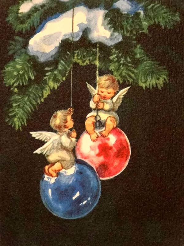 (21) 4 st. DIY diamantmaleri julesæt, 5D julebroderi
