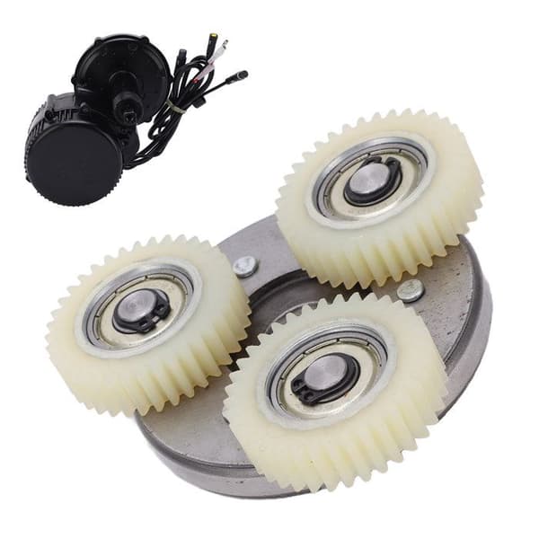 36T nylon gear sæt til elcykel og 70 mm kobling til Bafang 250W 350W centermotor