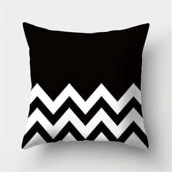 45*45cm Geometrisk tryk Polyester Dekorative Sofapuder Pudebetræk Blødt Pudebetræk Boligindretning Pudebetræk