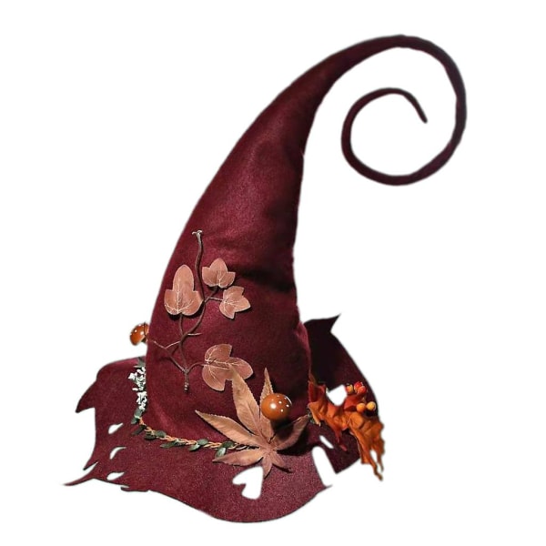 Halloween Hat Pop Troldmand Hat Kreativ Blomster Hekse Hat Magisk Tilbehør