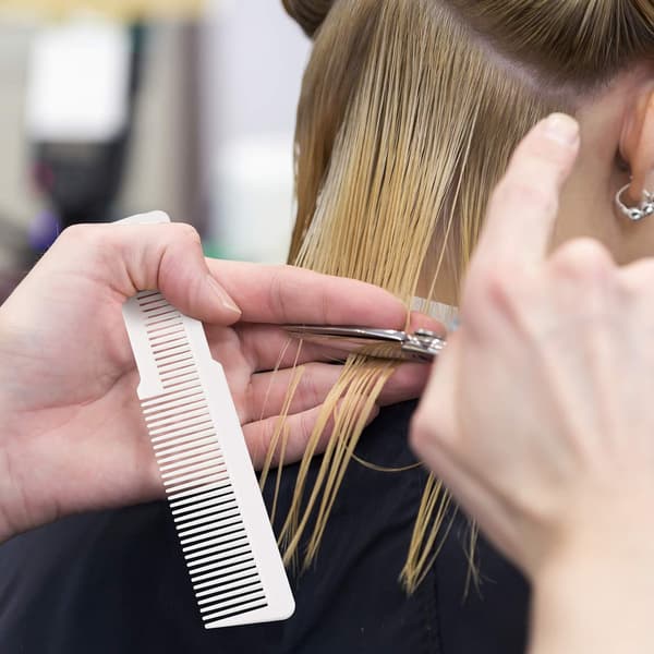 Professional Clipper Combs 6-Pack Flat Top Styling Combs for Stylists and Barbers Black White Red Set
