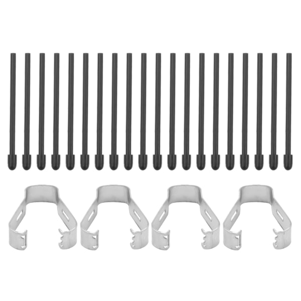 (20-pack) Markörpennspetsar/stift för Remarkable 2 Stylus Penna Ersättning Mjuka Stift/Spetsar Svart