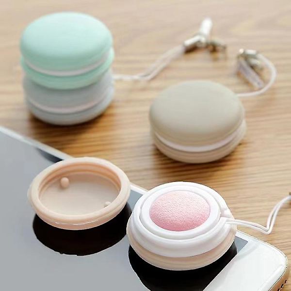 Skærmbeskytter til Mobiltelefon, Skærmpudser Macaron Formet Silikon (4 stk)