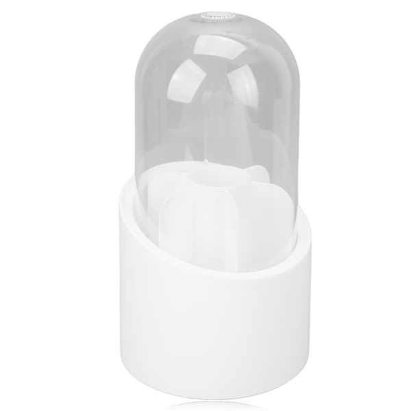 360 Degree Rotating Dustproof Cosmetic Brush Holder with Large Capacity