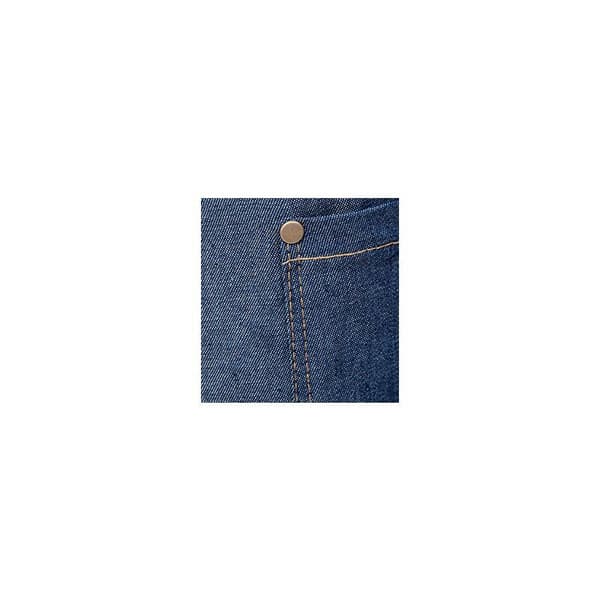 Justerbart denimforkle med store lommer for menn og kvinner, for matlaging og grilling