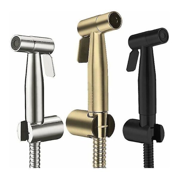 -toilet Håndbruser Bidet Spray 150cm, sort