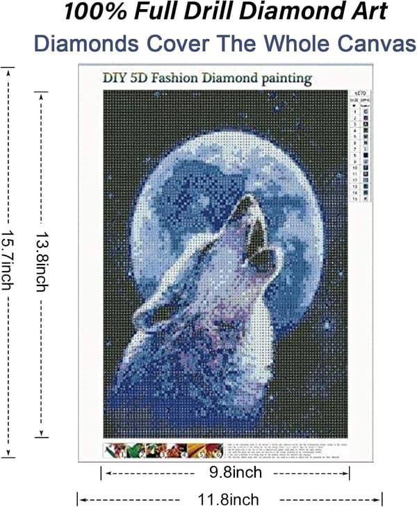 DIY 5D Diamantmaleri-sæt til voksne