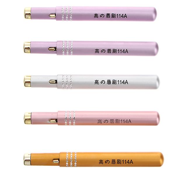 5 st Blush Makeup Brush Lip Liner Brush Lip Gloss Applikator Gloss Makeup Brush Tool Assorted Color11,5x0,8cm Assorted Color 11.5x0.8cm