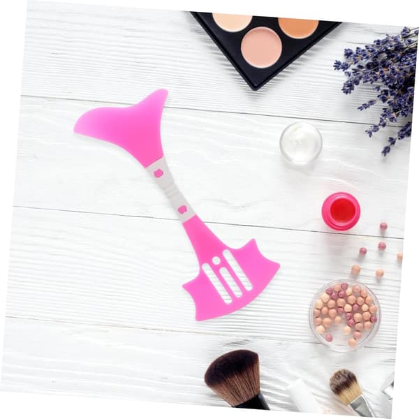 Näsformningsstencil och Mascara Guide Verktyg Silikon Ansiktskrämsapplikator Verktyg