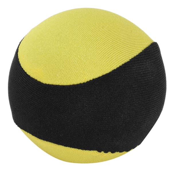 Hundebold, TPR badebold, blød flydende bold, legetøj til børn, 6 cm, gul