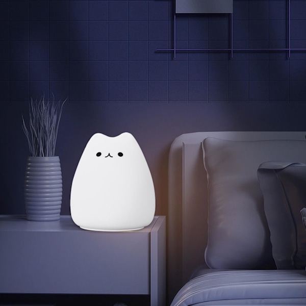 Natlampe, søde dyr LED-lampe, gave til børn og voksne til soveværelse, fødselsdage, jul, Valentinsdag.