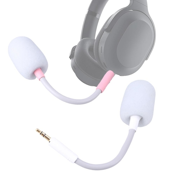 Aftagelig 3,5 mm Boom Mikrofon til BarracudaX Headsets Mikrofonskum Cover