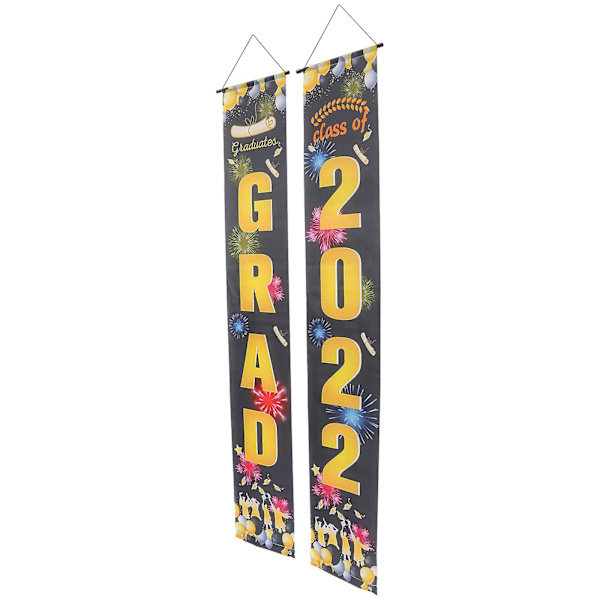 Utendørs Flagg Dekorering Graduation Party Couplet Pynt Dekket Emblemer Assortert Farge 180X30CM