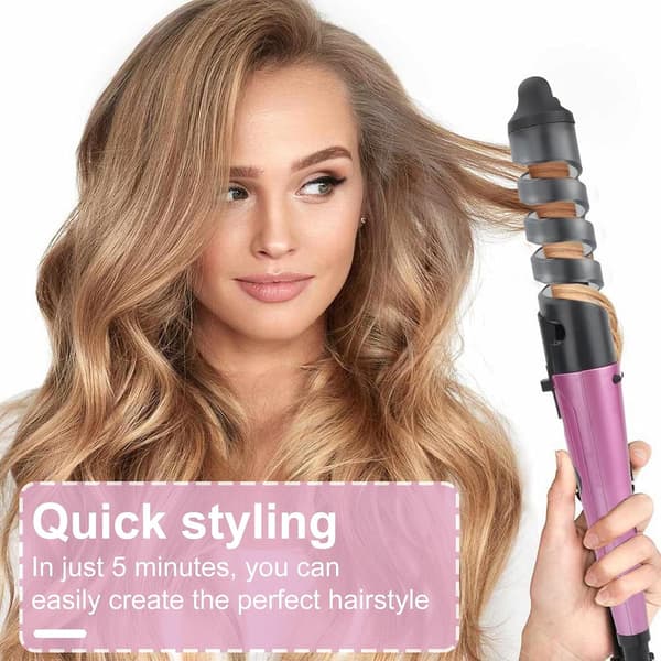 Automatic Curling Iron, Ceramic Automatic Hair Curler, Tangle-Free and Scald-Free, Heats Up Quickly, Creates Your Ideal Hairstyle.