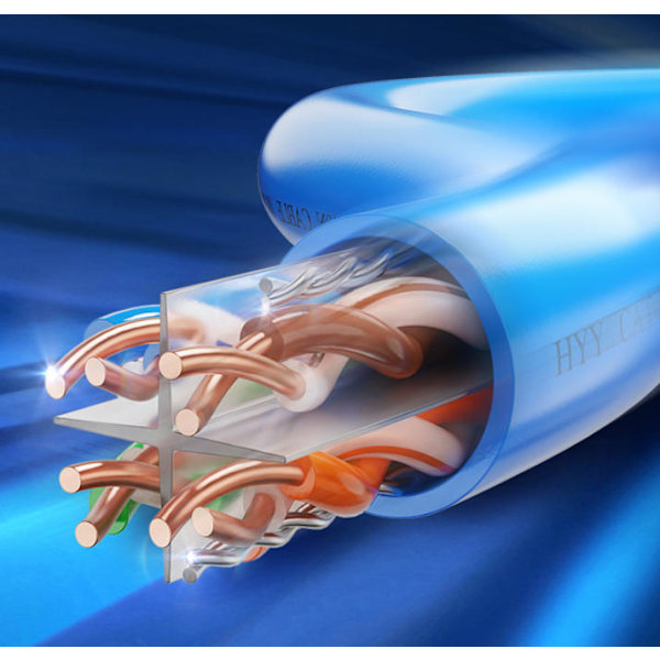 Ethernet Cable, Flat Cable, 10 Meters, Network Patch Cable, Network Cable, Hub