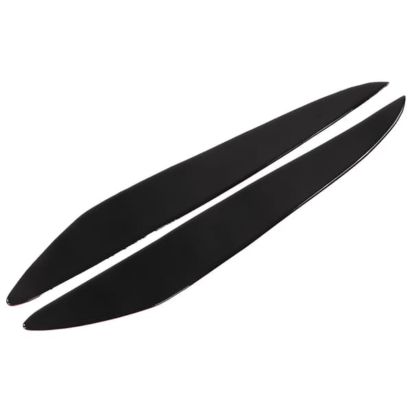 Mazda 3 2010 2013 Replacement Left Right Headlight Eyebrow Eyelid Cover Trim Piano Black
