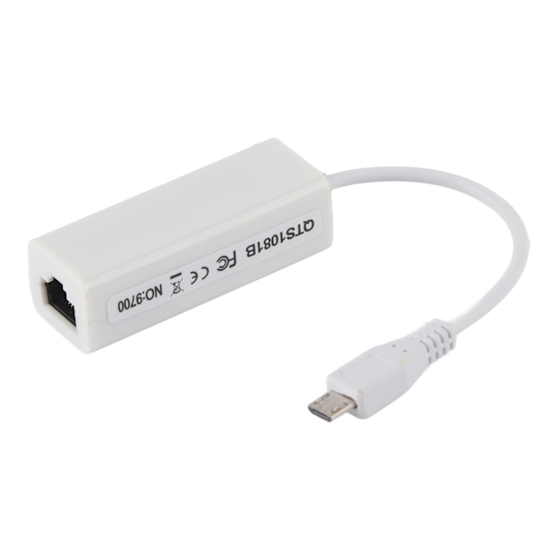 Netværkskortadapter Micro USB til RJ45 Ethernet-port til Raspberry Pi Zero 1.3/W Motherboard