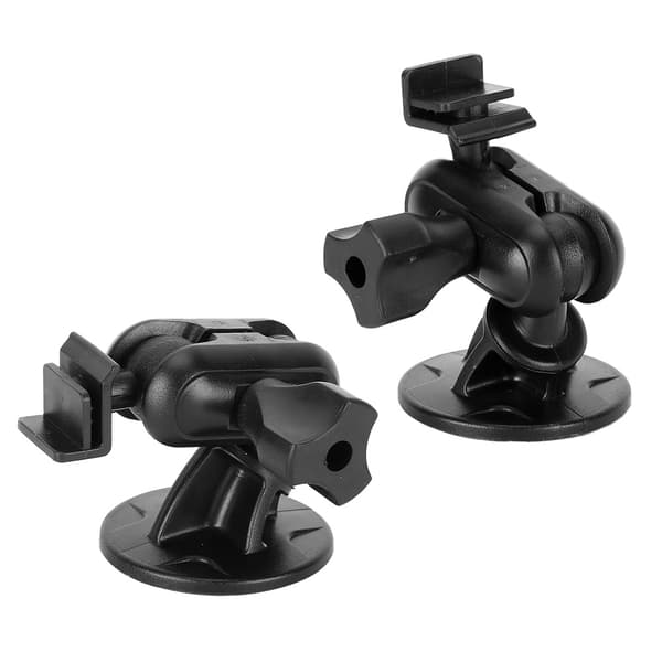 2pcs Portable Dashcam Mounts Dashboard Recorder Universal Suction Cup 360 Degree Adjustable F-Heads