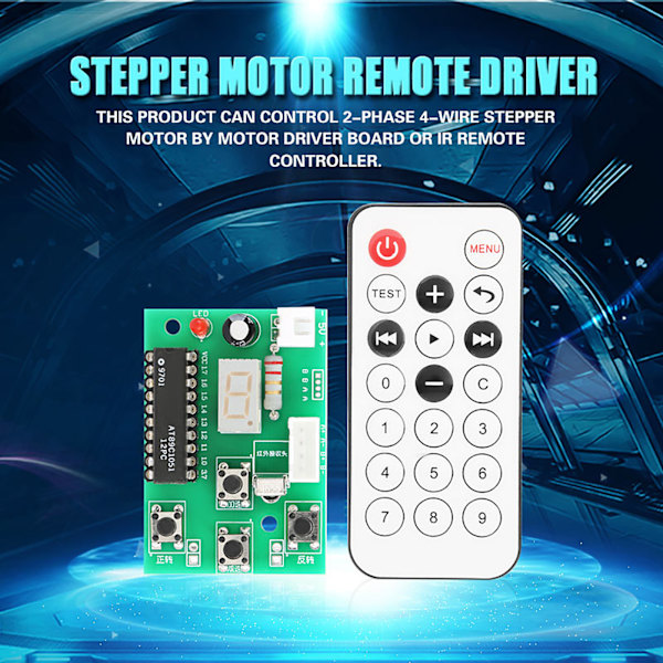 Adjustable Stepper Motor DC 4-6V 2-Phase 4-Wire With Remote Control