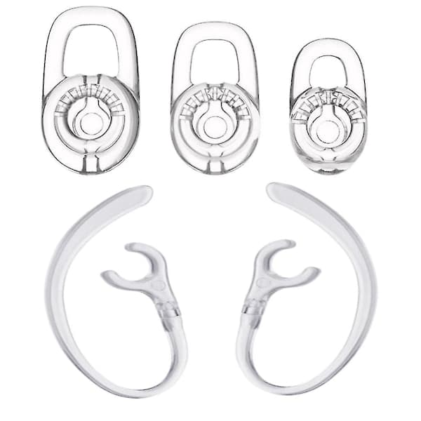 10x Silicone Earbuds with 360 Degree Rotating Ear Hook for Plantronics M70