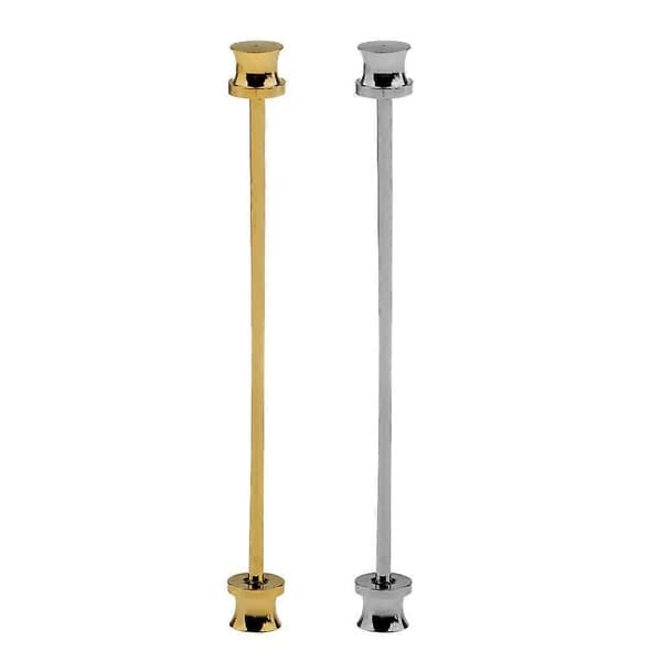 2 deler Pin Barbell Krage Slips Klips Spenne Hatt Pin Bar Skjerf Slips Tilbehør