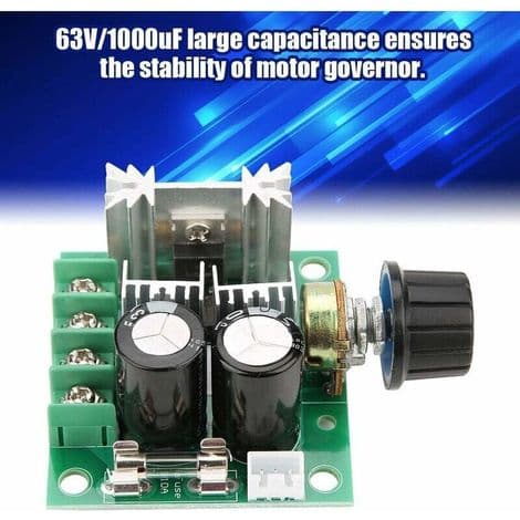 10A Motor Speed Controller, DC 12V-40V PWM Motor Speed Regulator, DC Motor Governor Variable Speed Switch Module