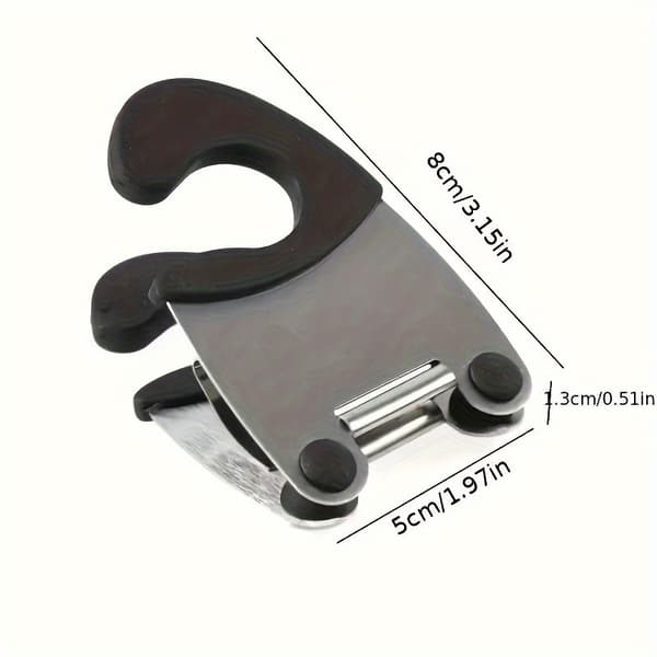 Stainless Steel Pot Side Clip with Spoon Rest, Anti-Scalding Support for Kitchen