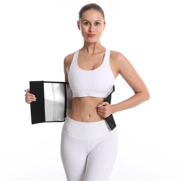 Bastudräkt för kvinnor viktminskning, svettdräkt Bastuväst Linne Waist trainer för träning med fett i nedre magen