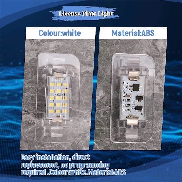 Baglygte til bil - W242 W246 B- LED Nummerpladelys A2468201566 PZ168