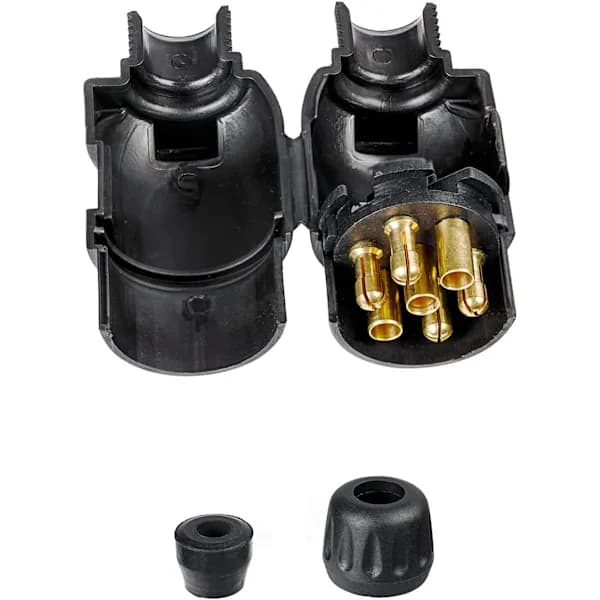 Safer Driving with High-Quality Trailer Plug, Universal Fit, Weatherproof Connector for Secure Connection