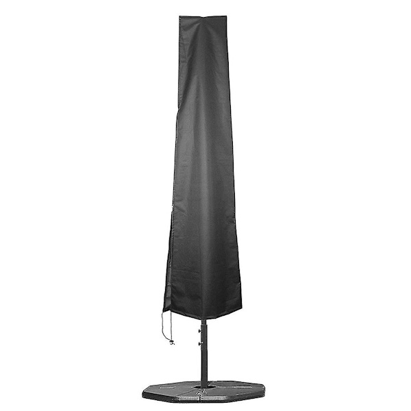 Strandparasol Stativ Udendørs Parasol Skygge Parasol Organizer Parasol Bærepose Sort 205X48cm Black 205X48cm