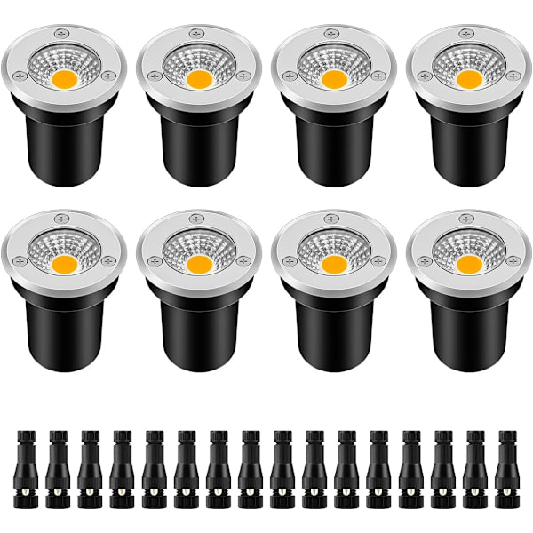 Lågspännings landskapsbelysning LED brunnslampa 3W 12V-24V marklampa IP67 vattentät lågspännings landskapsbelysning golvbana