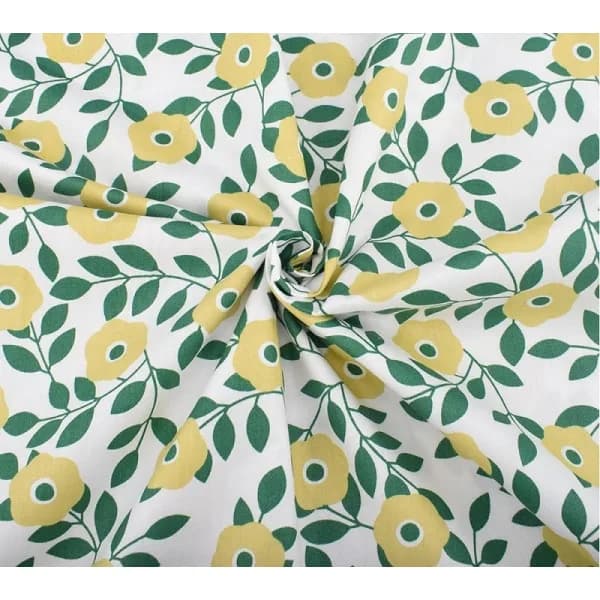 7 pcs Fat Quarter Fabric Bundle 100% Cotton Quilting Patchwork Mixed Craft Green 50*50cm