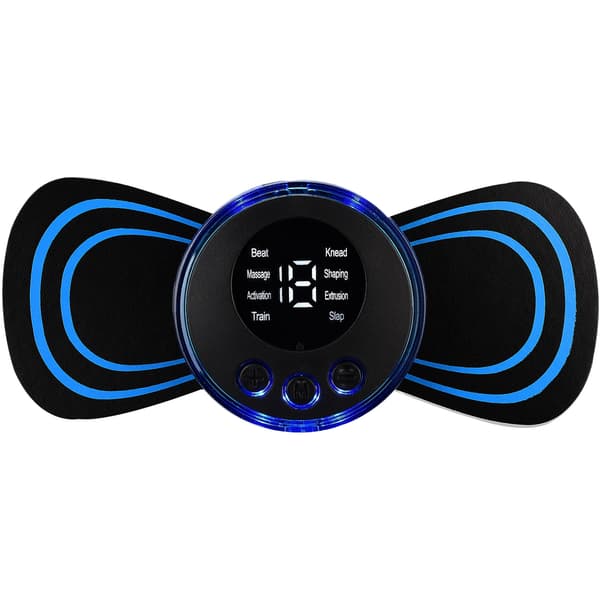 Mini Massage Unit 10 Intensity Levels 5 Modes Rechargeable Low Frequency TENS Cervical Pillow